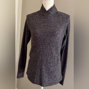 Lululemon Warm Your Core Long Sleeve Top in Heathered Gray Size Medium